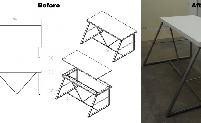 M03-148-SA3 Table Assembly